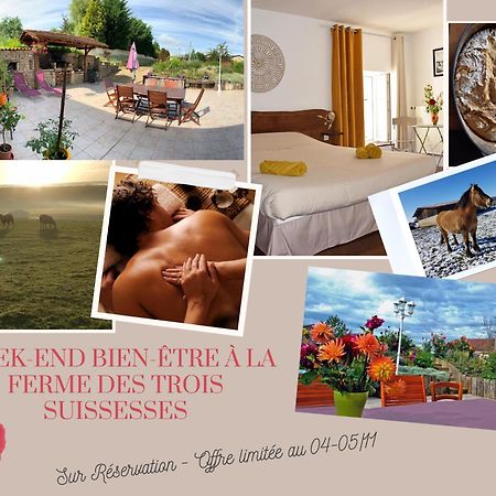 לינה וארוחת בוקר Saint-Paul  La Ferme Des 3 Suissesses מראה חיצוני תמונה