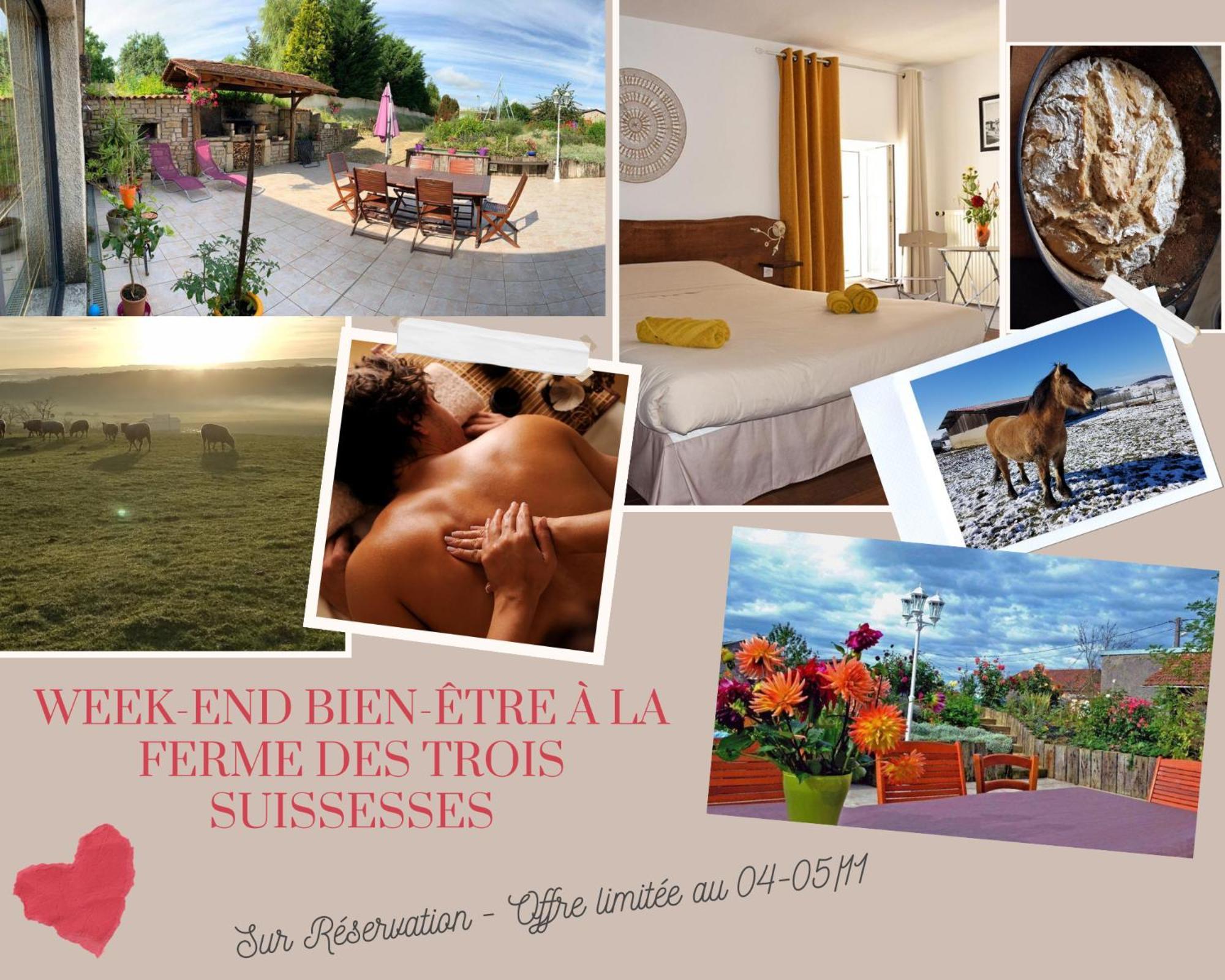 לינה וארוחת בוקר Saint-Paul  La Ferme Des 3 Suissesses מראה חיצוני תמונה